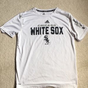 Adidas chicago white sox climalite boys L 14/16